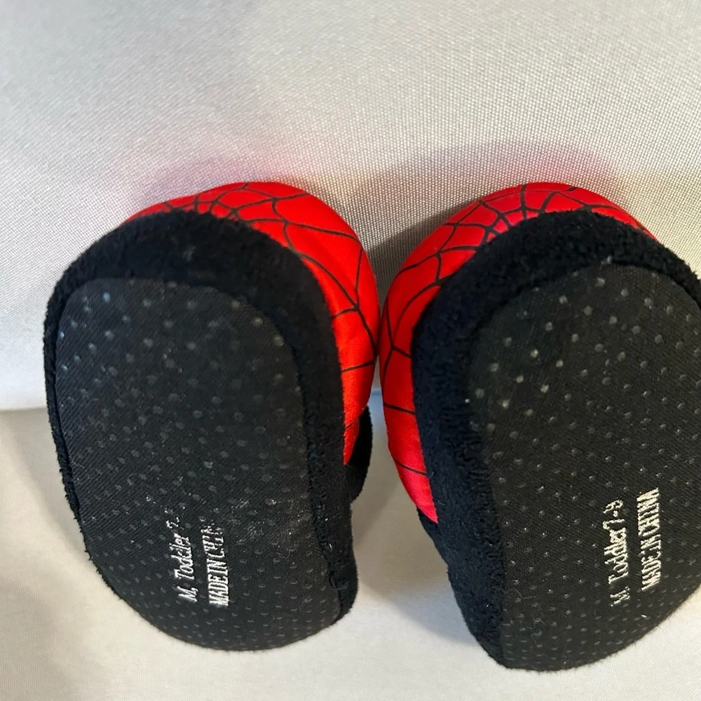 Marvel Spider Man  Red Unisex Kids Youth Non Slip Slippers Shoes